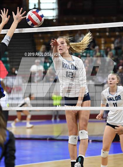 Thumbnail 1 in Valor Christian vs.Rampart  (CHSAA 5A Quarter-Final) photogallery.
