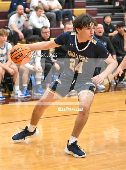 Thumbnail 1 in Valley Christian vs. Yuma Catholic (AIA Copper Semifinal) photogallery.