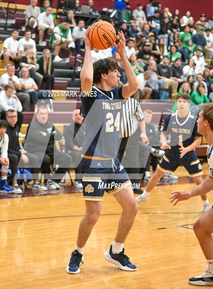 Thumbnail 2 in Valley Christian vs. Yuma Catholic (AIA Copper Semifinal) photogallery.