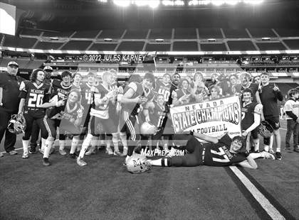 Thumbnail 1 in Lincoln County vs The Meadows (NIAA 2A State Finals) photogallery.
