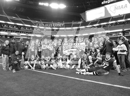 Thumbnail 2 in Lincoln County vs The Meadows (NIAA 2A State Finals) photogallery.