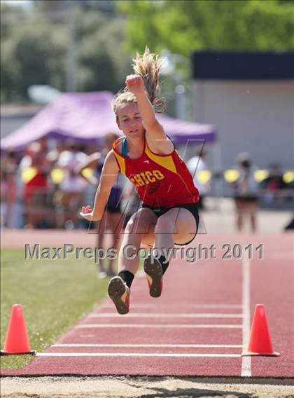 Thumbnail 1 in CIF NS D1 Track & Field Championships (Girls Long Jump) photogallery.