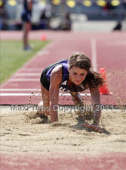 Thumbnail 2 in CIF NS D1 Track & Field Championships (Girls Long Jump) photogallery.