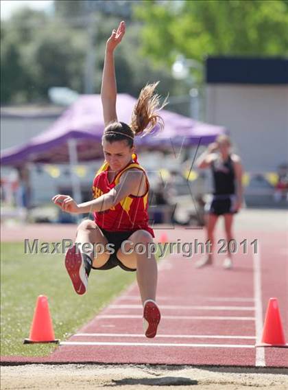 Thumbnail 1 in CIF NS D1 Track & Field Championships (Girls Long Jump) photogallery.