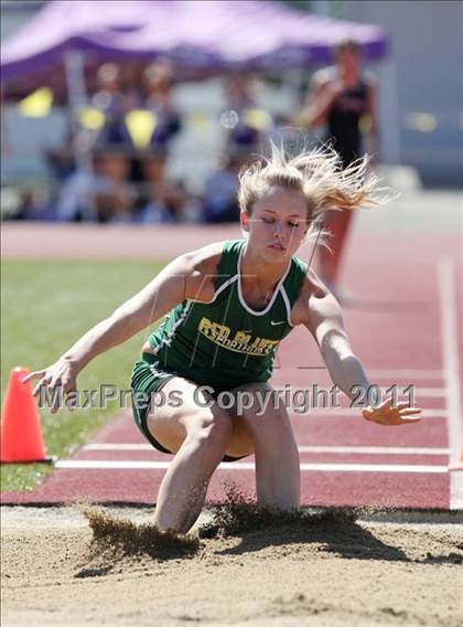 Thumbnail 2 in CIF NS D1 Track & Field Championships (Girls Long Jump) photogallery.