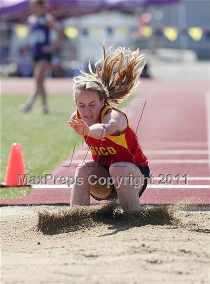 Thumbnail 3 in CIF NS D1 Track & Field Championships (Girls Long Jump) photogallery.