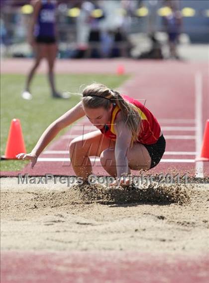 Thumbnail 1 in CIF NS D1 Track & Field Championships (Girls Long Jump) photogallery.