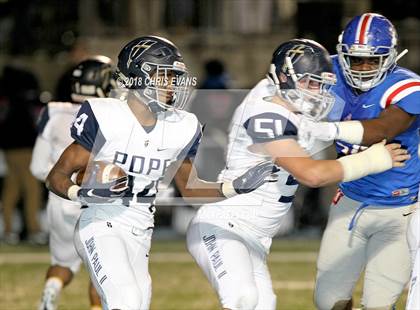 Thumbnail 2 in Pope John Paul II @ Memphis University (TSSAA D2 Class AAA Quarterfinal) photogallery.