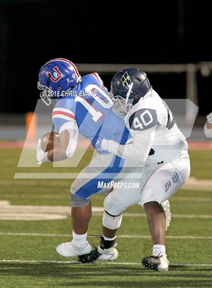 Thumbnail 3 in Pope John Paul II @ Memphis University (TSSAA D2 Class AAA Quarterfinal) photogallery.