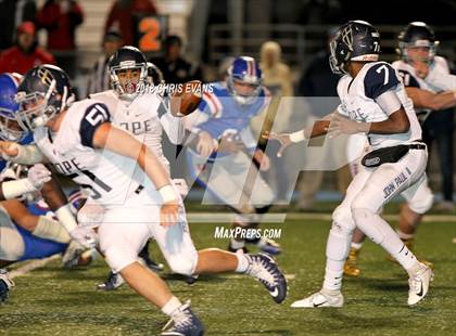 Thumbnail 1 in Pope John Paul II @ Memphis University (TSSAA D2 Class AAA Quarterfinal) photogallery.