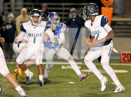 Thumbnail 3 in Pope John Paul II @ Memphis University (TSSAA D2 Class AAA Quarterfinal) photogallery.