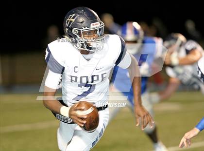 Thumbnail 1 in Pope John Paul II @ Memphis University (TSSAA D2 Class AAA Quarterfinal) photogallery.