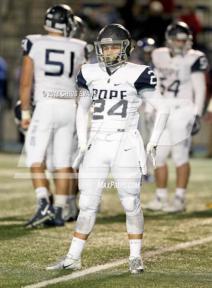 Thumbnail 2 in Pope John Paul II @ Memphis University (TSSAA D2 Class AAA Quarterfinal) photogallery.