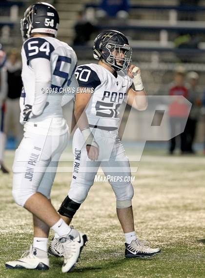 Thumbnail 3 in Pope John Paul II @ Memphis University (TSSAA D2 Class AAA Quarterfinal) photogallery.