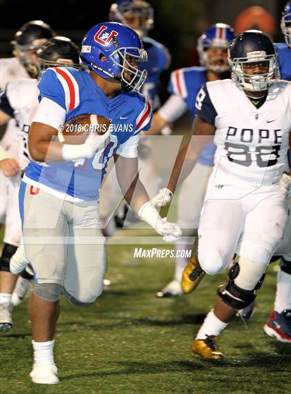 Thumbnail 1 in Pope John Paul II @ Memphis University (TSSAA D2 Class AAA Quarterfinal) photogallery.