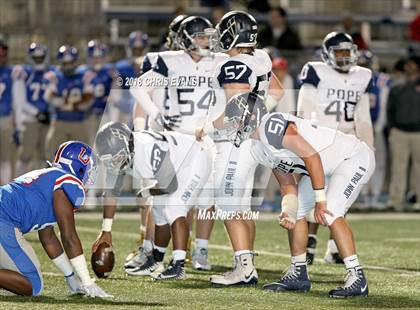 Thumbnail 2 in Pope John Paul II @ Memphis University (TSSAA D2 Class AAA Quarterfinal) photogallery.