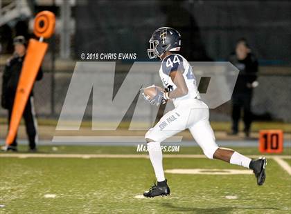 Thumbnail 3 in Pope John Paul II @ Memphis University (TSSAA D2 Class AAA Quarterfinal) photogallery.