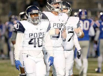 Thumbnail 3 in Pope John Paul II @ Memphis University (TSSAA D2 Class AAA Quarterfinal) photogallery.