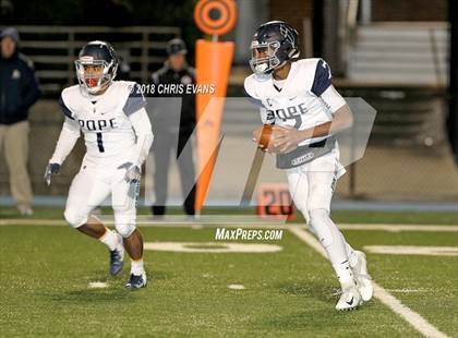 Thumbnail 2 in Pope John Paul II @ Memphis University (TSSAA D2 Class AAA Quarterfinal) photogallery.