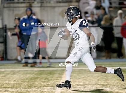Thumbnail 2 in Pope John Paul II @ Memphis University (TSSAA D2 Class AAA Quarterfinal) photogallery.