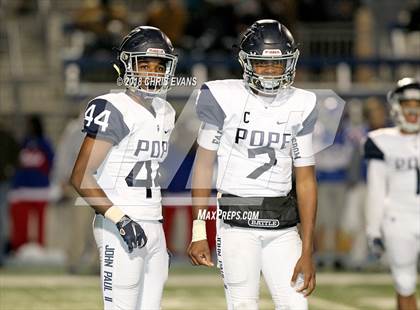 Thumbnail 2 in Pope John Paul II @ Memphis University (TSSAA D2 Class AAA Quarterfinal) photogallery.