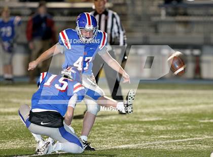 Thumbnail 1 in Pope John Paul II @ Memphis University (TSSAA D2 Class AAA Quarterfinal) photogallery.