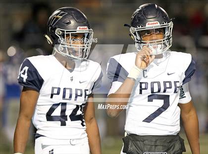 Thumbnail 1 in Pope John Paul II @ Memphis University (TSSAA D2 Class AAA Quarterfinal) photogallery.