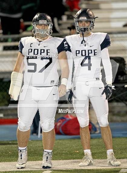 Thumbnail 1 in Pope John Paul II @ Memphis University (TSSAA D2 Class AAA Quarterfinal) photogallery.