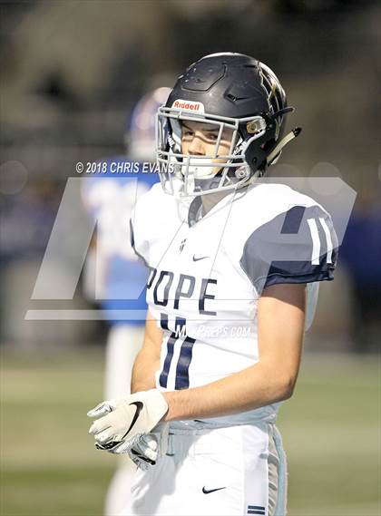 Thumbnail 1 in Pope John Paul II @ Memphis University (TSSAA D2 Class AAA Quarterfinal) photogallery.