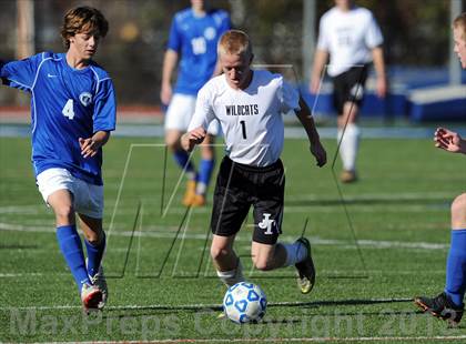 Thumbnail 3 in Jasper-Troupsburg vs. Immaculate Heart Central (NYSPHSAA Class D Semifinal) photogallery.