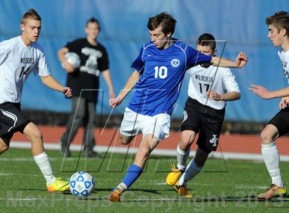 Thumbnail 1 in Jasper-Troupsburg vs. Immaculate Heart Central (NYSPHSAA Class D Semifinal) photogallery.