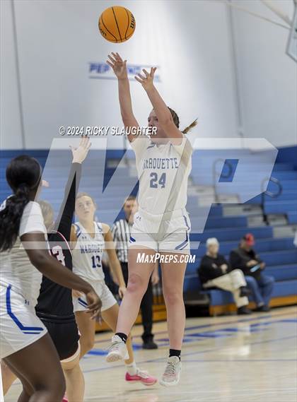 Thumbnail 3 in Triad vs Marquette Catholic (Columbia Tip Off Tournament) photogallery.
