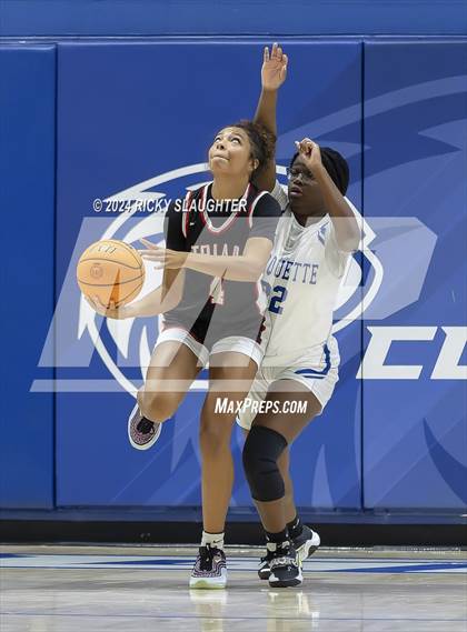 Thumbnail 2 in Triad vs Marquette Catholic (Columbia Tip Off Tournament) photogallery.