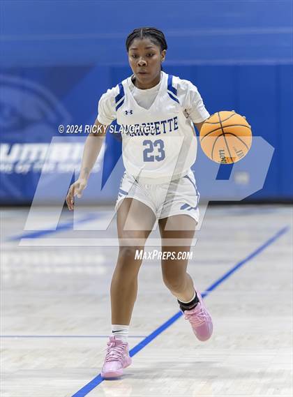 Thumbnail 2 in Triad vs Marquette Catholic (Columbia Tip Off Tournament) photogallery.