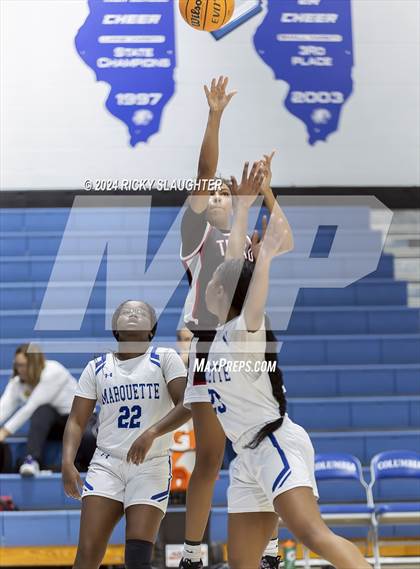 Thumbnail 1 in Triad vs Marquette Catholic (Columbia Tip Off Tournament) photogallery.