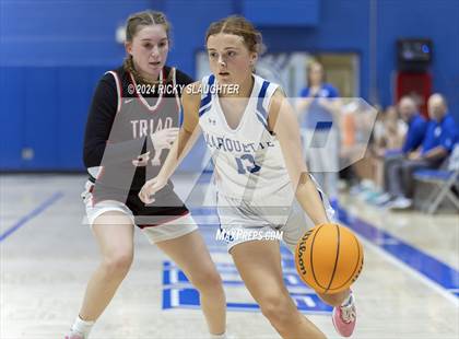 Thumbnail 2 in Triad vs Marquette Catholic (Columbia Tip Off Tournament) photogallery.