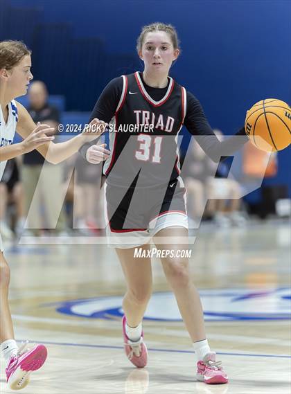 Thumbnail 3 in Triad vs Marquette Catholic (Columbia Tip Off Tournament) photogallery.