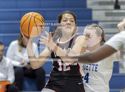Thumbnail 3 in Triad vs Marquette Catholic (Columbia Tip Off Tournament) photogallery.
