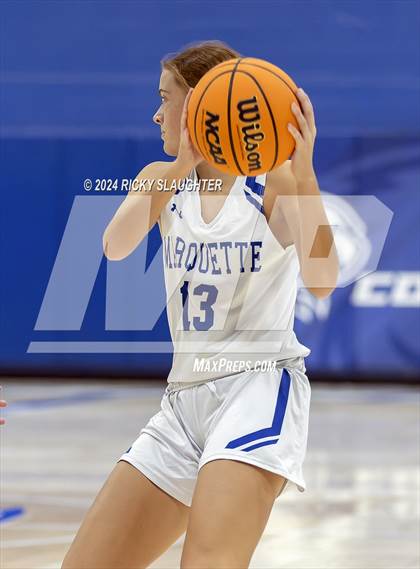 Thumbnail 3 in Triad vs Marquette Catholic (Columbia Tip Off Tournament) photogallery.