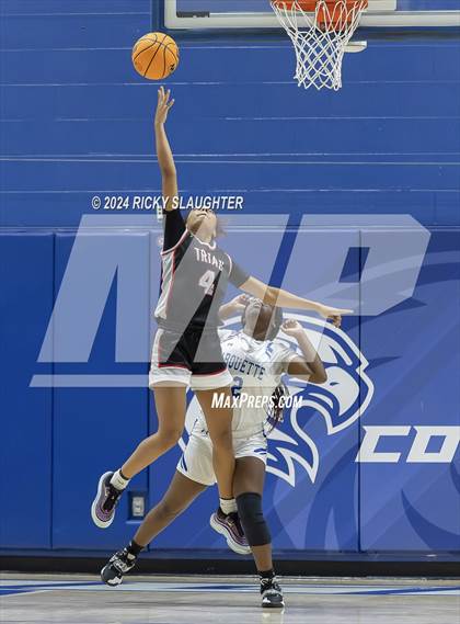 Thumbnail 3 in Triad vs Marquette Catholic (Columbia Tip Off Tournament) photogallery.