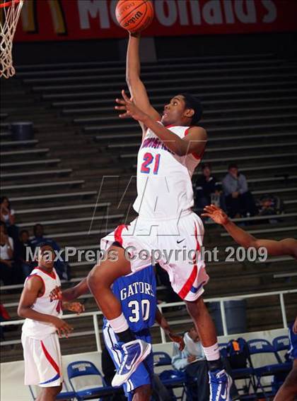 Thumbnail 3 in Dickinson vs. Duncanville (McDonalds Texas Invitational) photogallery.