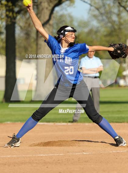Thumbnail 2 in Nardin Academy vs. Mount St. Mary Academy photogallery.
