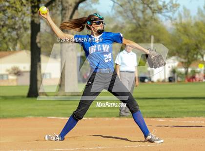 Thumbnail 3 in Nardin Academy vs. Mount St. Mary Academy photogallery.