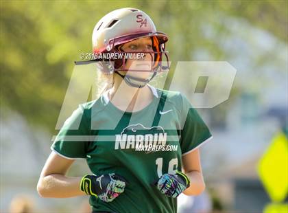 Thumbnail 3 in Nardin Academy vs. Mount St. Mary Academy photogallery.