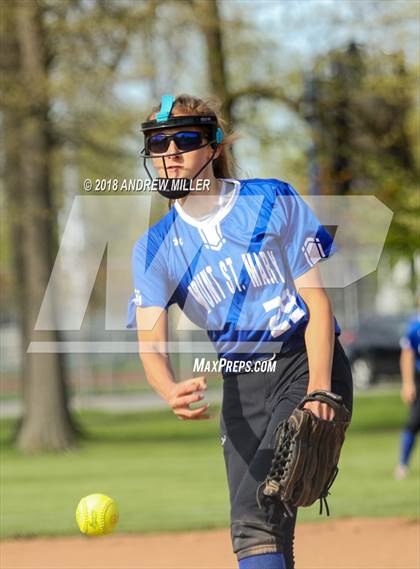 Thumbnail 1 in Nardin Academy vs. Mount St. Mary Academy photogallery.
