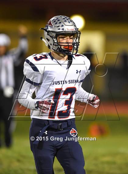 Thumbnail 2 in Justin-Siena @ Cardinal Newman  (CIF NCS D4 Playoff) photogallery.