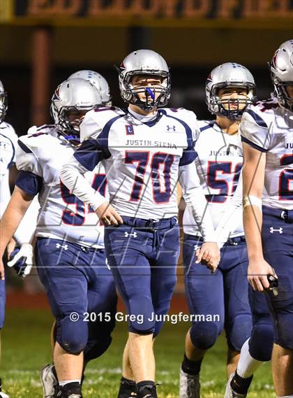 Thumbnail 3 in Justin-Siena @ Cardinal Newman  (CIF NCS D4 Playoff) photogallery.