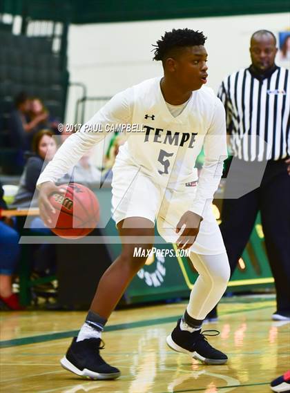 Thumbnail 2 in Scottsdale Christian Academy vs Tempe (Horizon Holiday Hoops Tournament) photogallery.