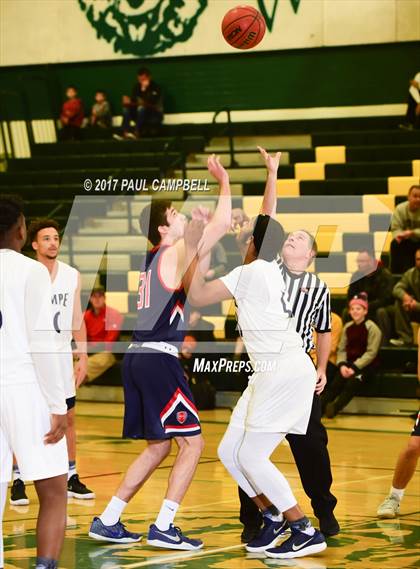 Thumbnail 2 in Scottsdale Christian Academy vs Tempe (Horizon Holiday Hoops Tournament) photogallery.
