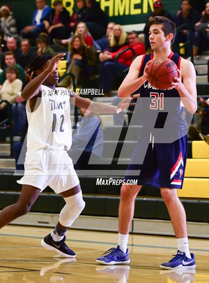 Thumbnail 3 in Scottsdale Christian Academy vs Tempe (Horizon Holiday Hoops Tournament) photogallery.